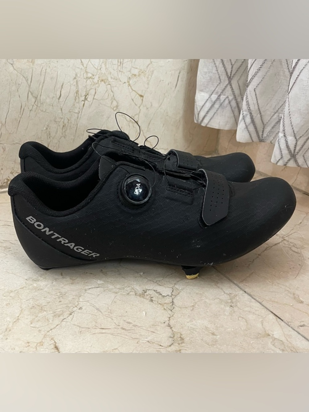 Bontrager Men's Black BOA Cycling Shoes - Secure Fit Athletic Road Shoes